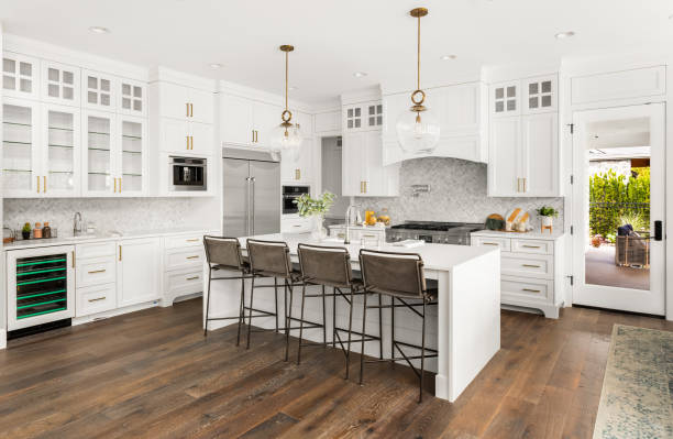 Tile pattern layout planning for backsplash in West Friendship